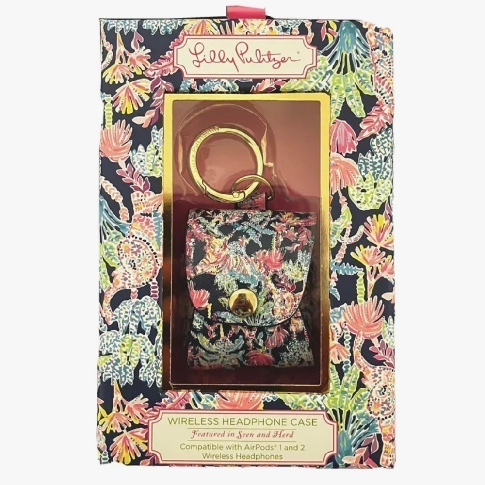 NWT Lilly Pulitzer Headphone Case